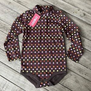 Gymboree Polka Dot Fall Bodysuit Size 3T NWT